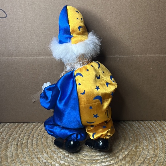 Vintage Ceramic Face Clown Doll Size In Height 9.5” - Picture 10 of 11